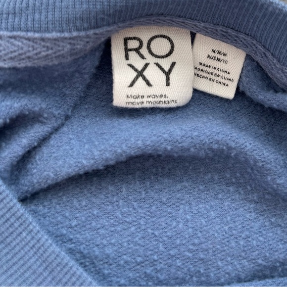 Roxy Blue Crew Sweater Size M - Picture 5 of 5